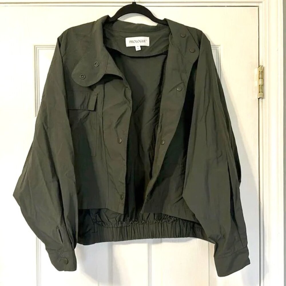 Prologue Army Green Jacket Size 2X Windbreaker Material